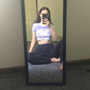 tie dye crop top